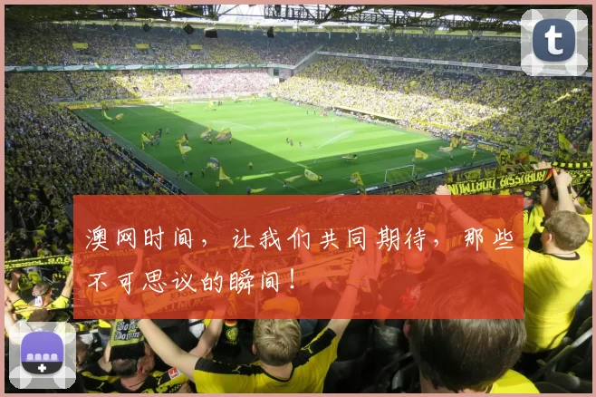 澳网时间,让我们共同期待,那些不可思议的瞬间!